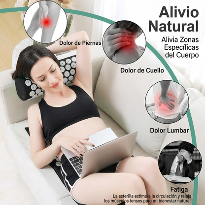 Alfombrilla de Acupresión para Espalda, Cuello y Relajación Total